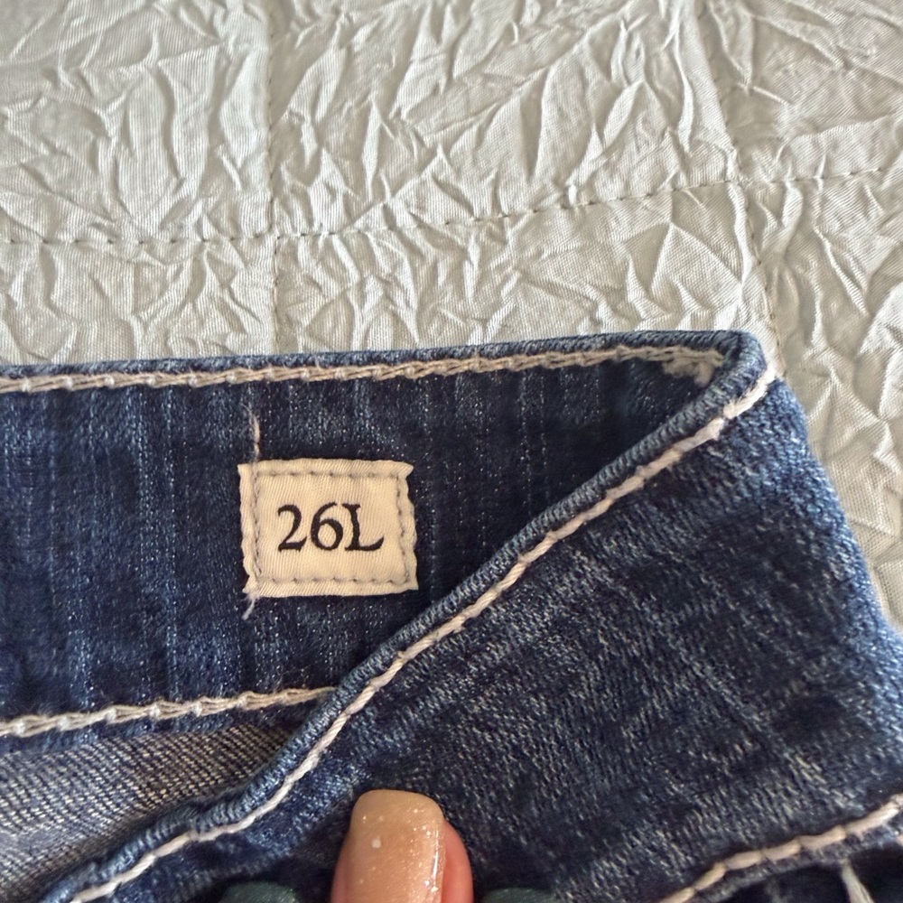 BKE Dark Blue Bootcut Kids Jeans - Picture 4 of 9
